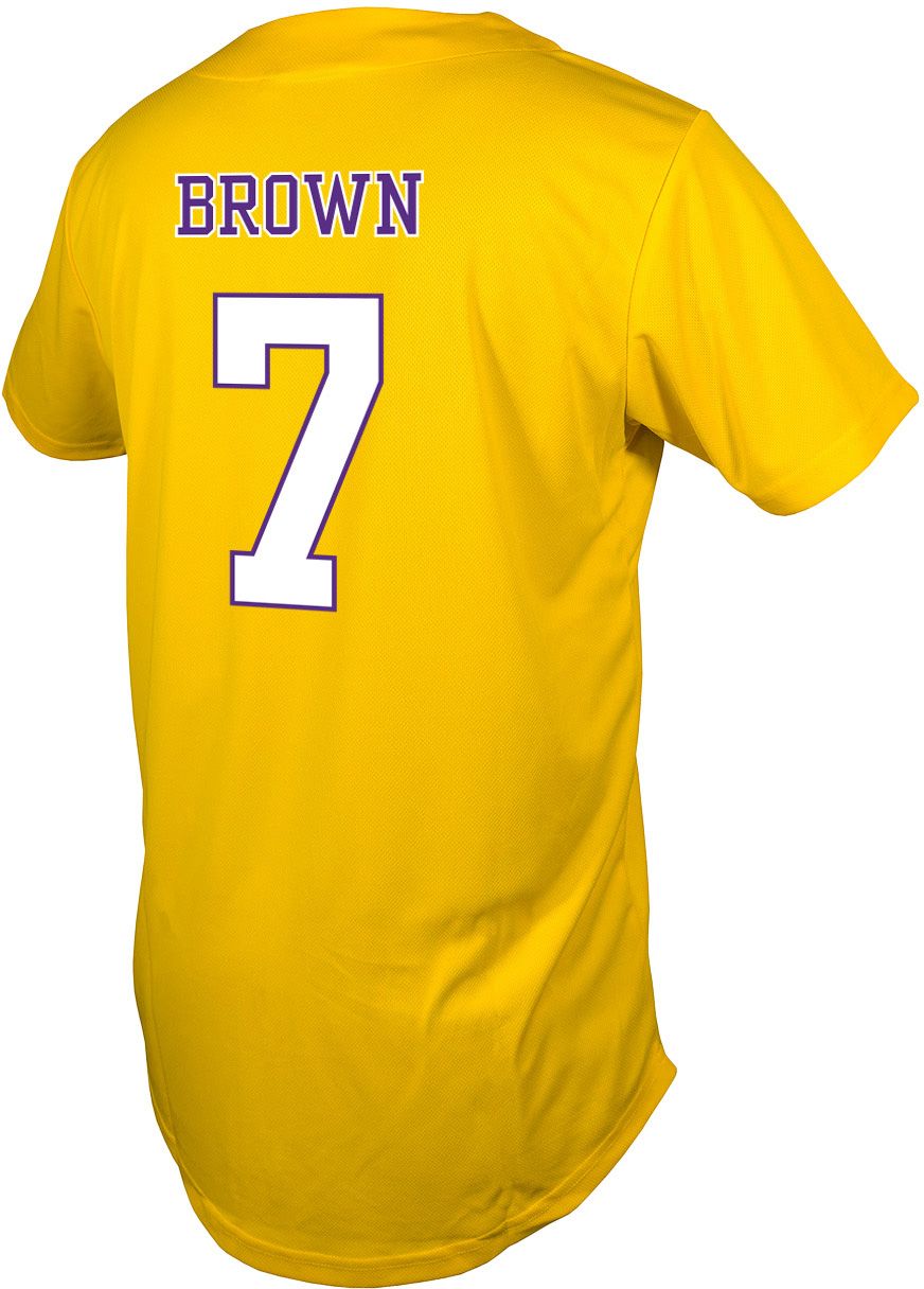 Genuine Collective Men's LSU Tigers Gold Baseball Jersey product image