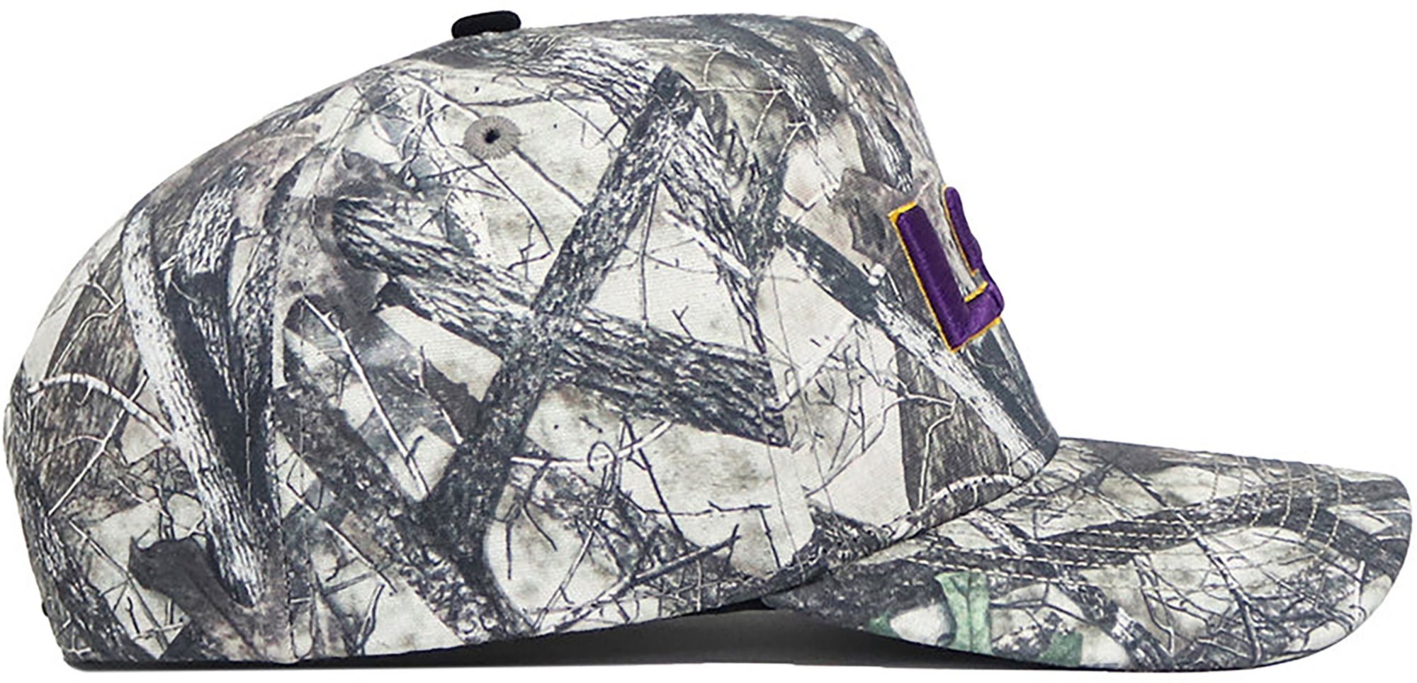 No Rivals Adult LSU Tigers Camo Outland Adjustable Snapback Hat product image