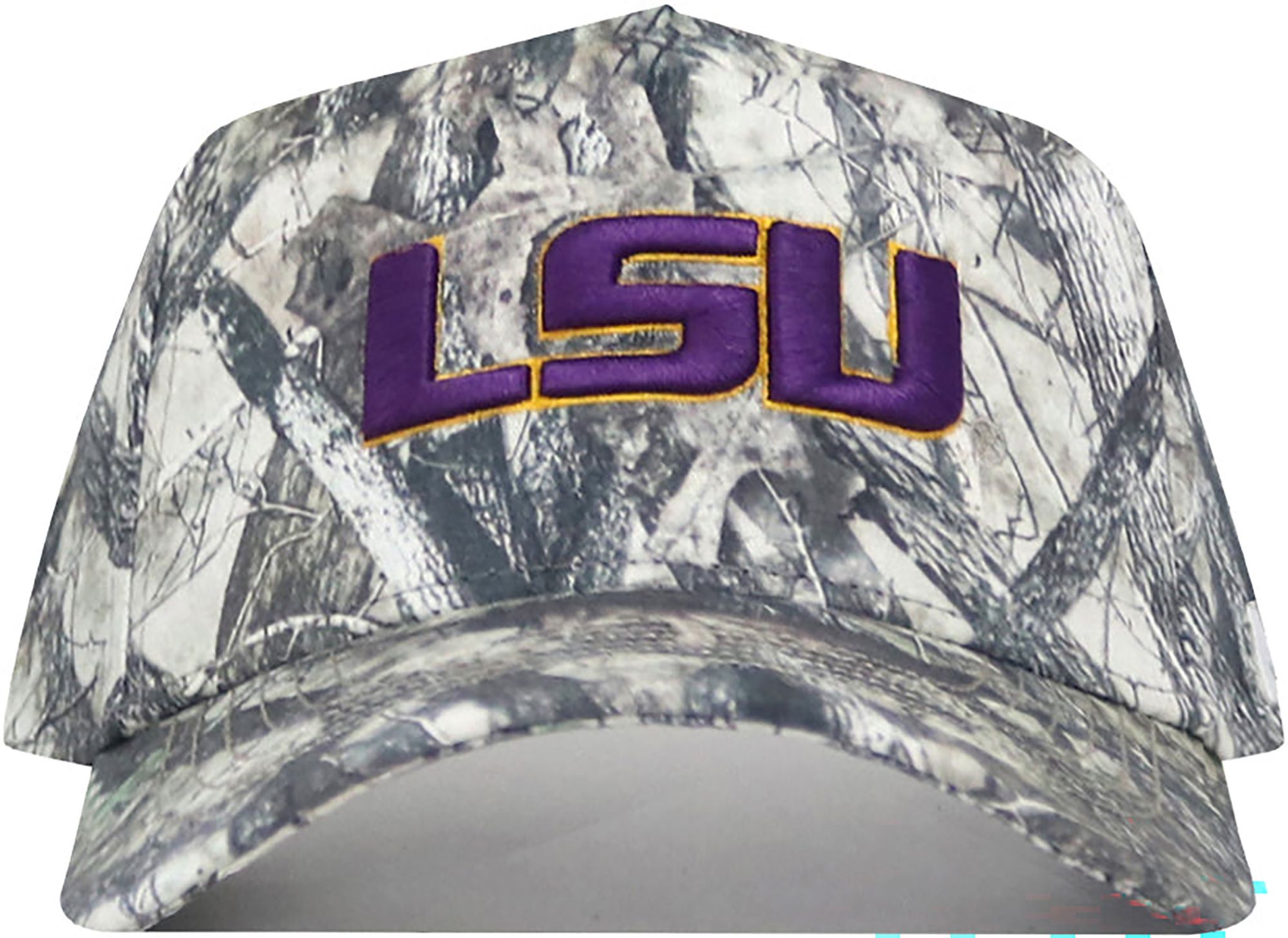 No Rivals Adult LSU Tigers Camo Outland Adjustable Snapback Hat product image