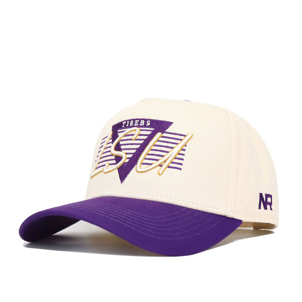 No Rivals Adult LSU Tigers Purple Triangle Game Snapback product image