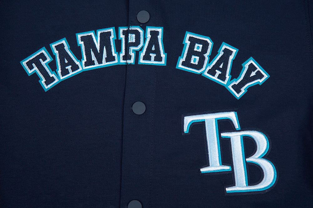 Pro Standard Men's Tampa Bay Rays Navy Warmup Jacket product image
