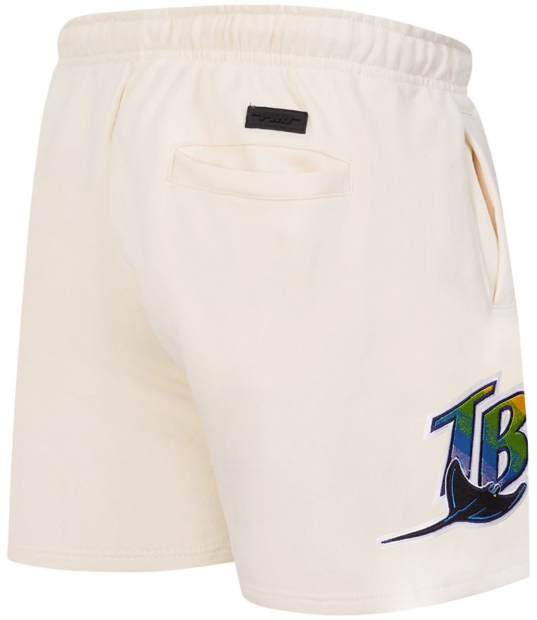 Pro Standard Men's Tampa Bay Rays Cream Retro Fleece Shorts product image