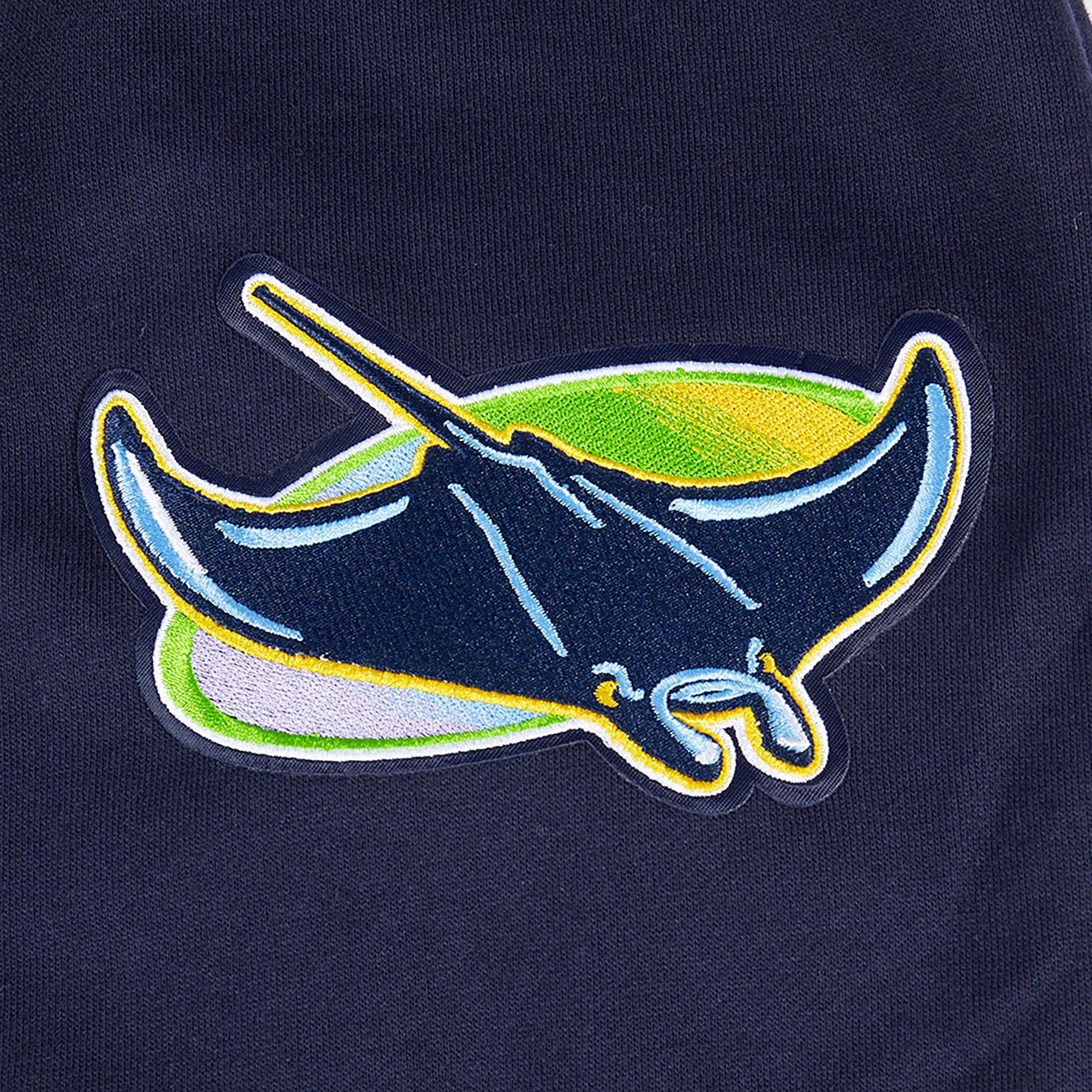 Pro Standard Men's Tampa Bay Rays Navy City Drop Crew Long Sleeve T-Shirt product image