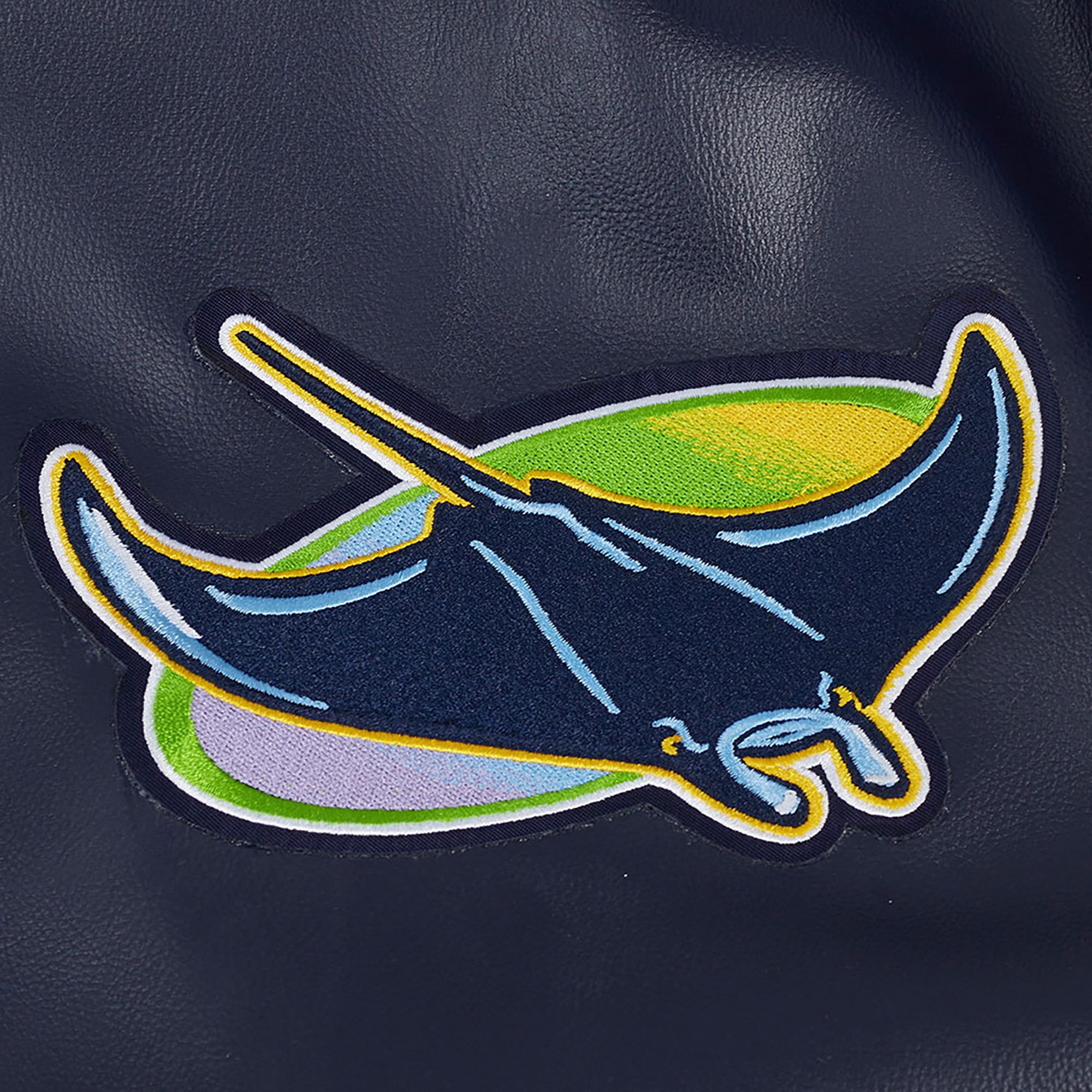 Pro Standard Men's Tampa Bay Rays Navy Varsity Jacket product image