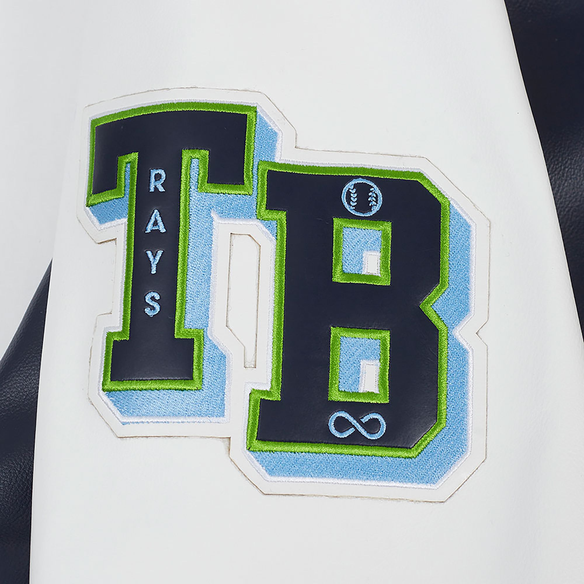 Pro Standard Men's Tampa Bay Rays Navy Varsity Jacket product image