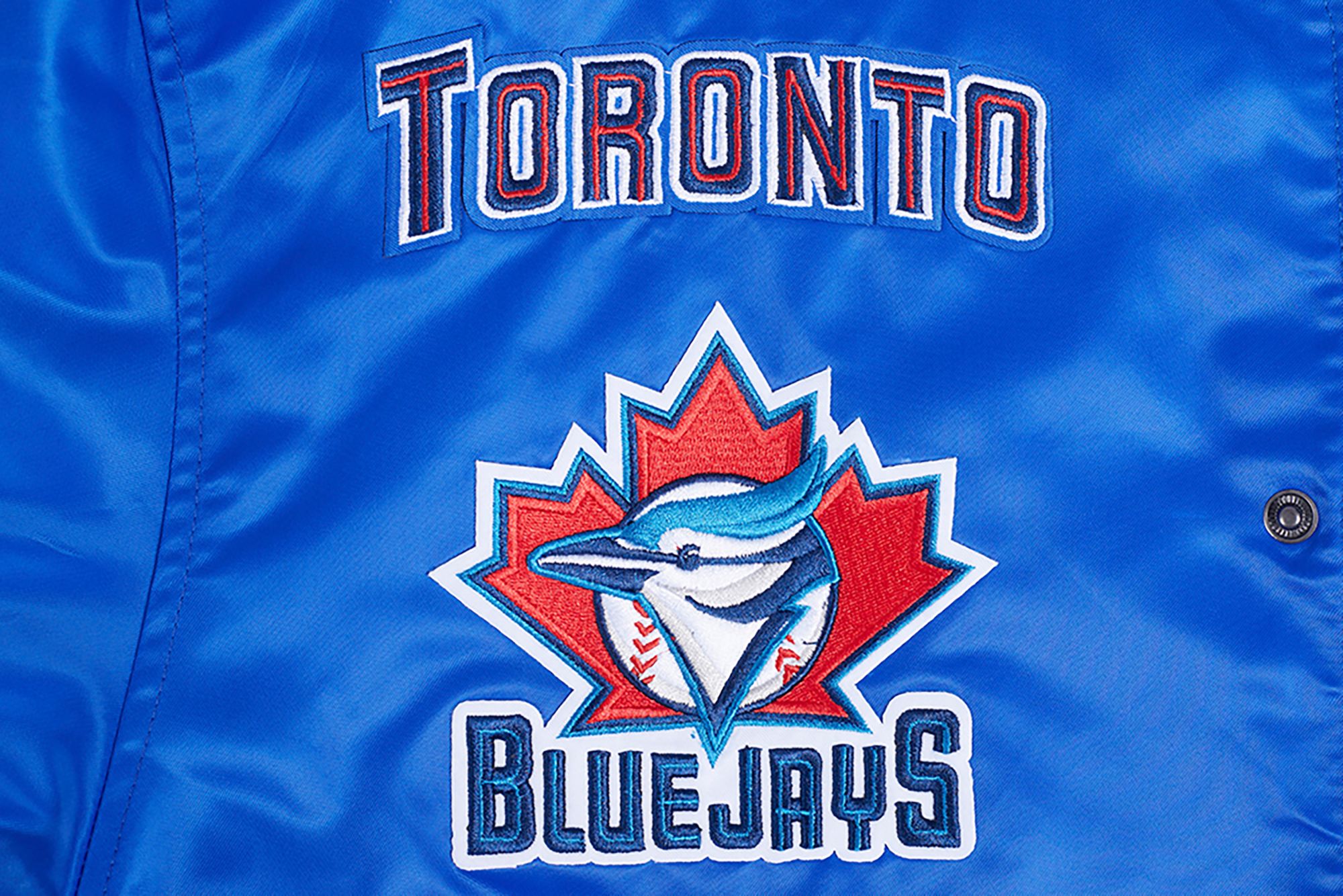 Pro Standard Men's Toronto Blue Jays Retro Rib Satin Jacket product image