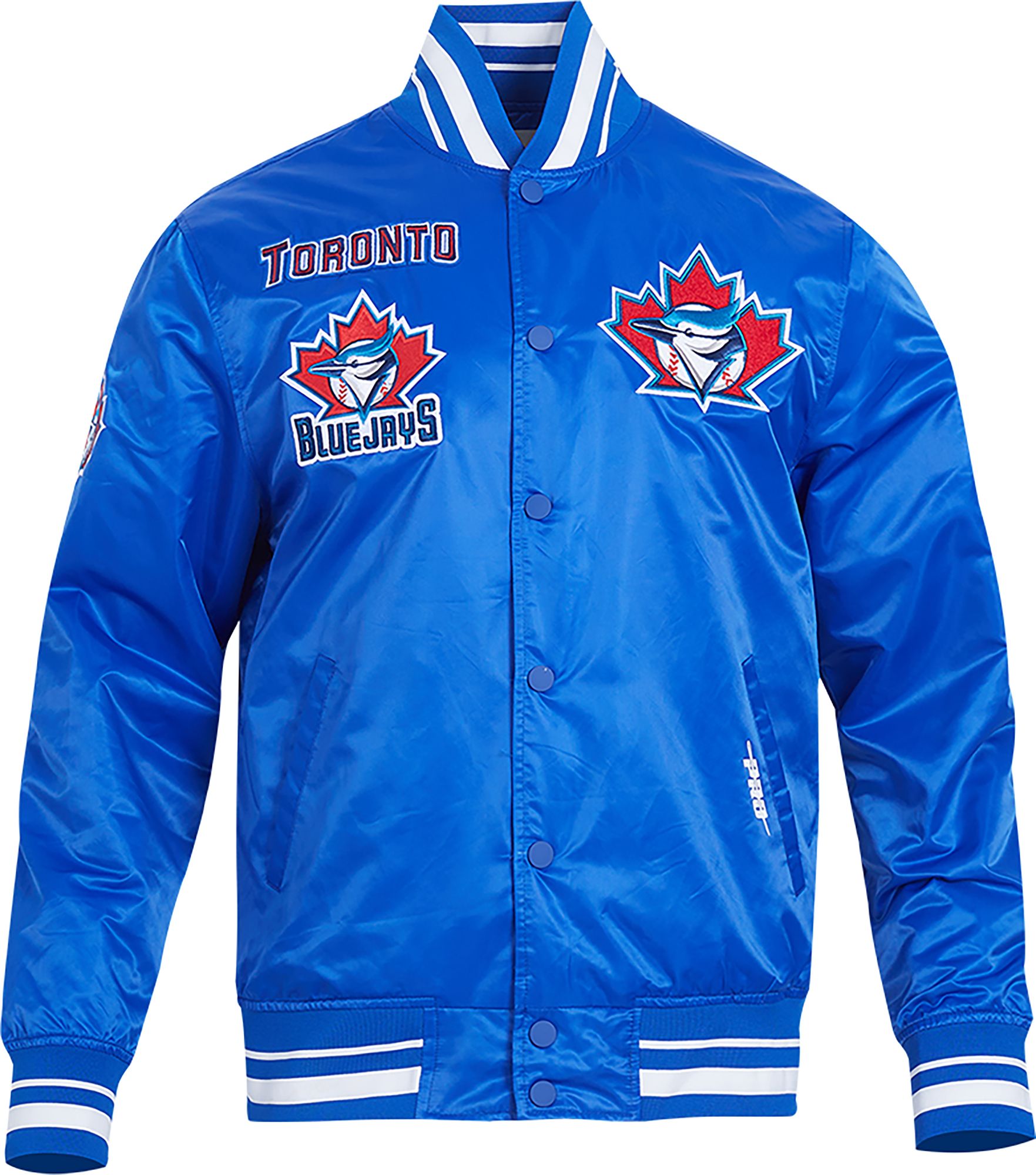 Pro Standard Men's Toronto Blue Jays Retro Rib Satin Jacket product image