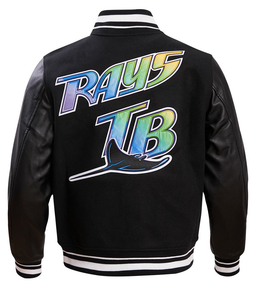 Pro Standard Men's Tampa Bay Rays Black Retro Classic Jacket product image