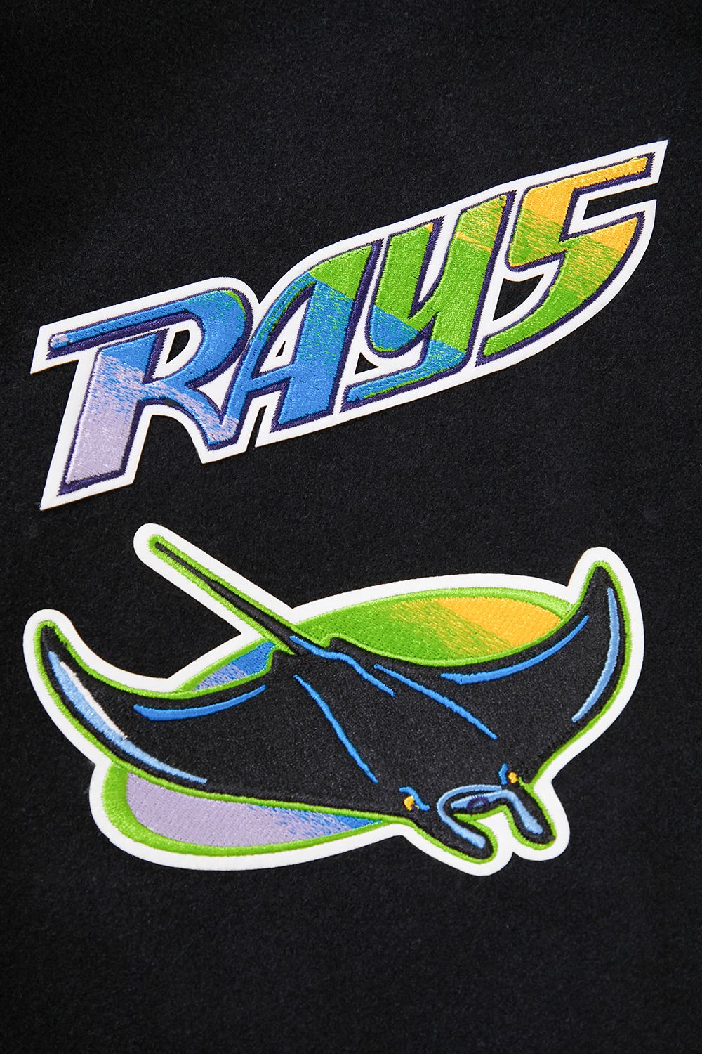 Pro Standard Men's Tampa Bay Rays Black Retro Classic Jacket product image