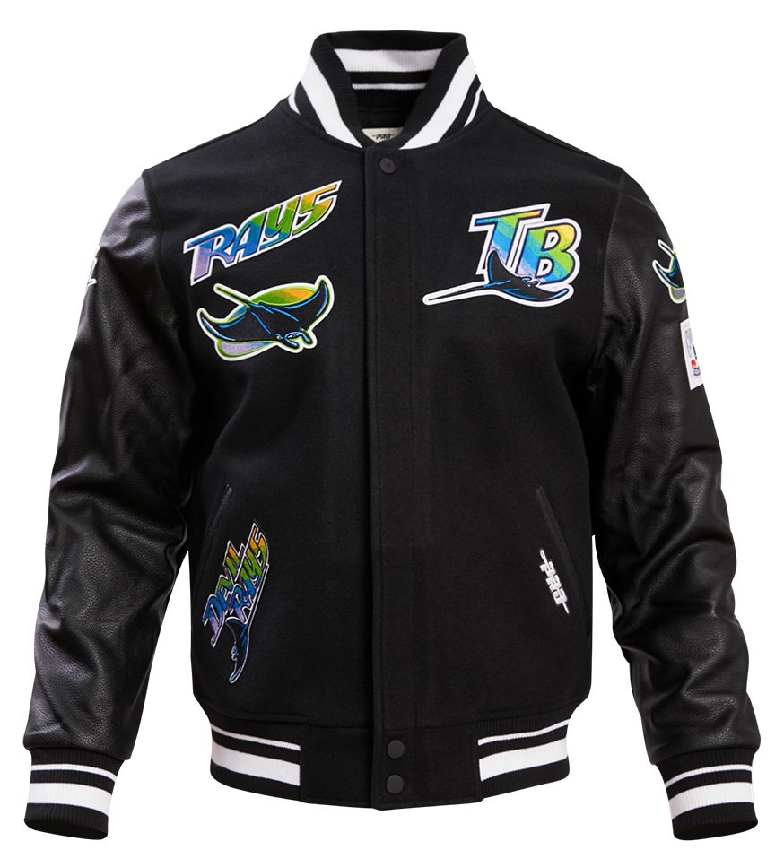 Pro Standard Men's Tampa Bay Rays Black Retro Classic Jacket product image