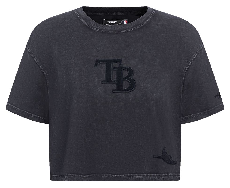 Pro Standard Women's Tampa Bay Rays Black Washed Classic T-Shirt product image