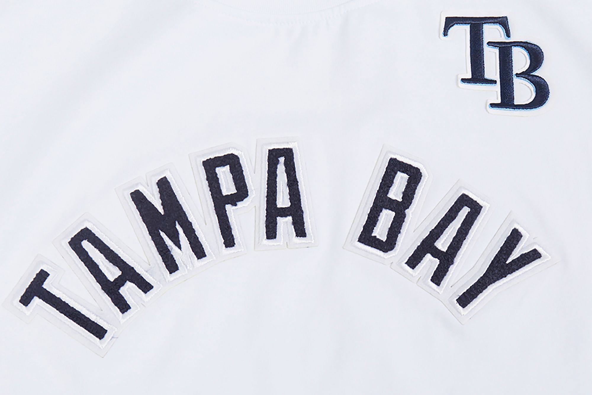 Pro Standard Women's Tampa Bay Rays White Slim T-Shirt product image
