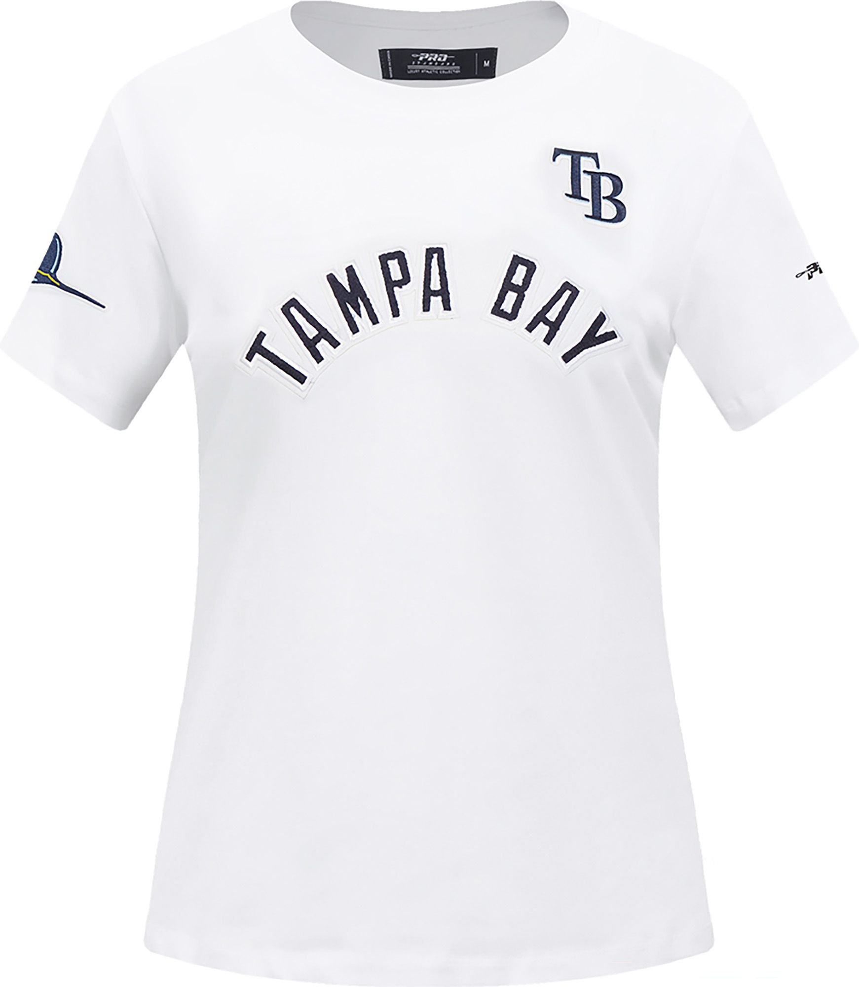 Pro Standard Women's Tampa Bay Rays White Slim T-Shirt product image