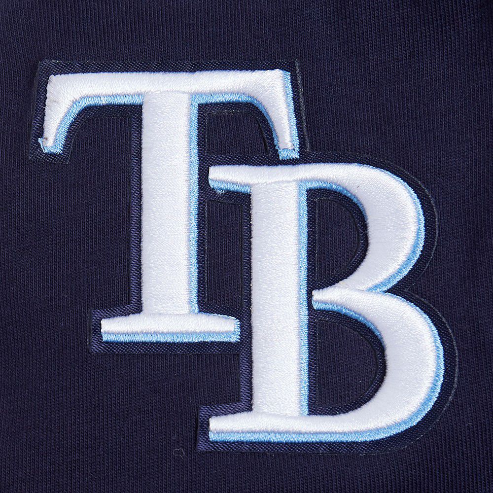 Pro Standard Youth Tampa Bay Rays Midnight Navy Script Tail T-Shirt product image