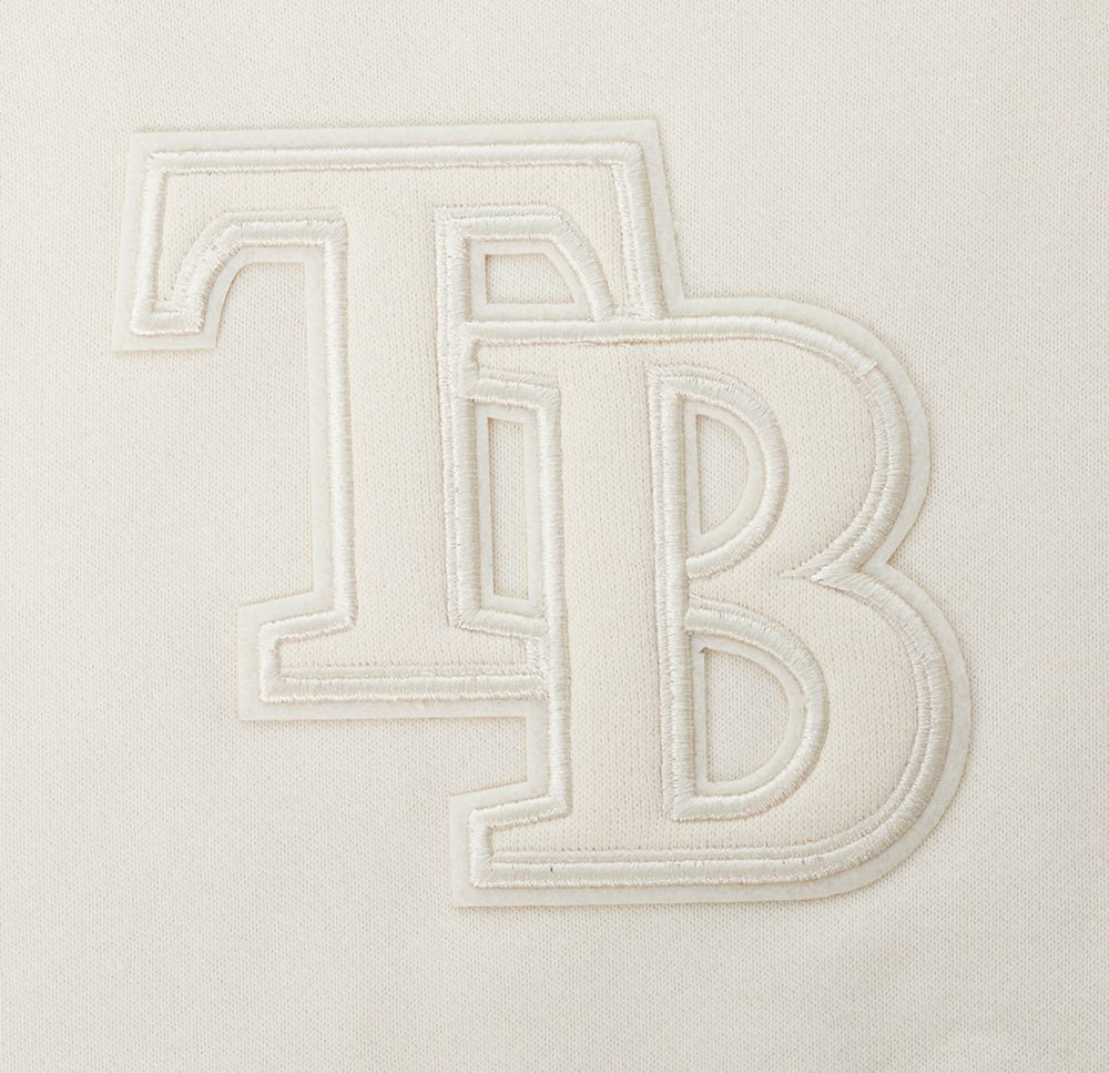 Pro Standard Women's Tampa Bay Rays Cream Classic Crewneck Sweatshirt product image