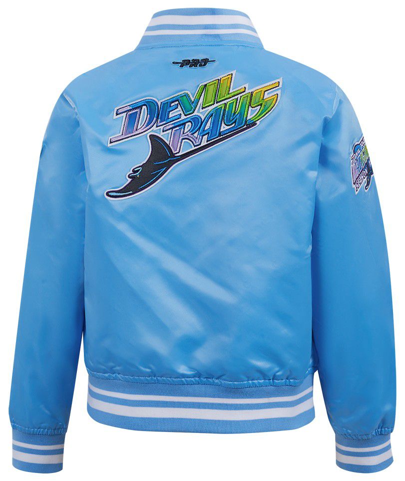 Pro Standard Boys' Tampa Bay Rays Blue Classic Satin Jacket product image