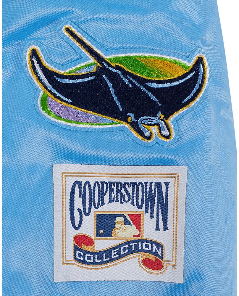 Pro Standard Boys' Tampa Bay Rays Blue Classic Satin Jacket product image