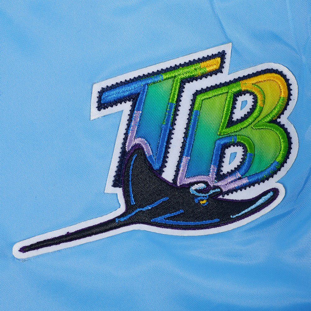 Pro Standard Boys' Tampa Bay Rays Blue Classic Satin Jacket product image