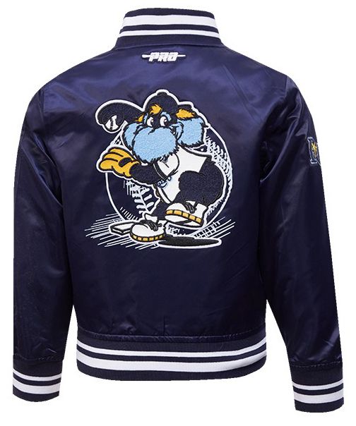 Pro Standard Toddler Tampa Bay Rays Navy Rib Satin Jacket product image