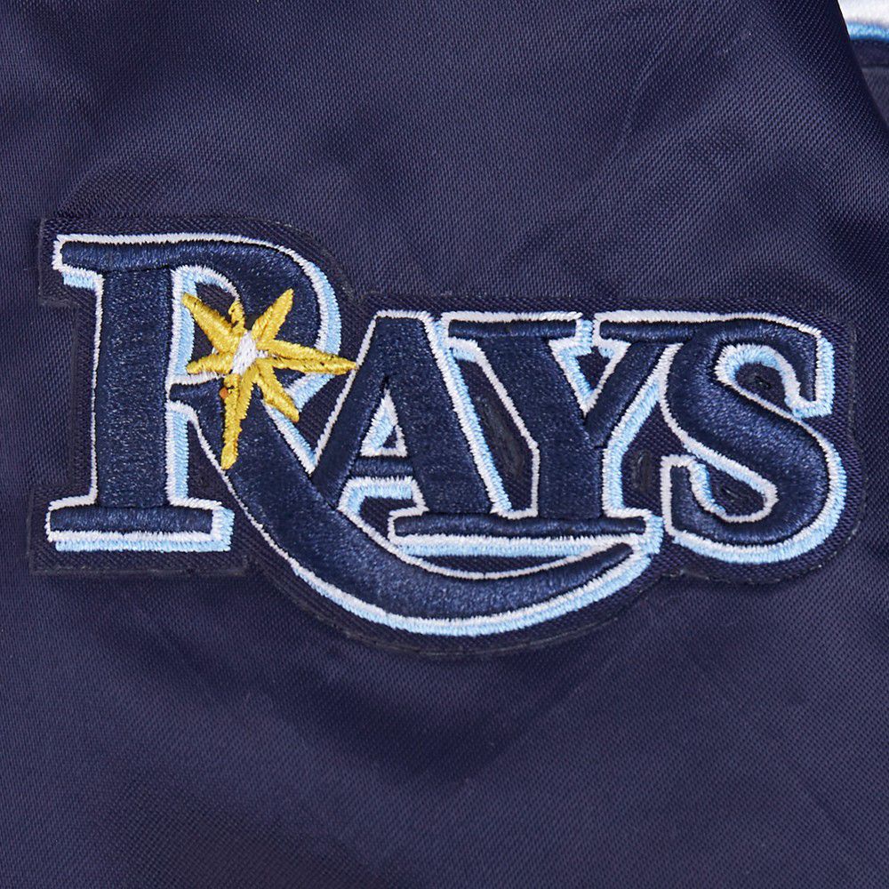 Pro Standard Toddler Tampa Bay Rays Navy Rib Satin Jacket product image
