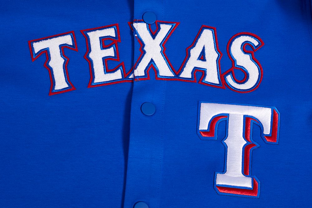 Pro Standard Men's Texas Rangers Royal Blue Warmup Jacket product image