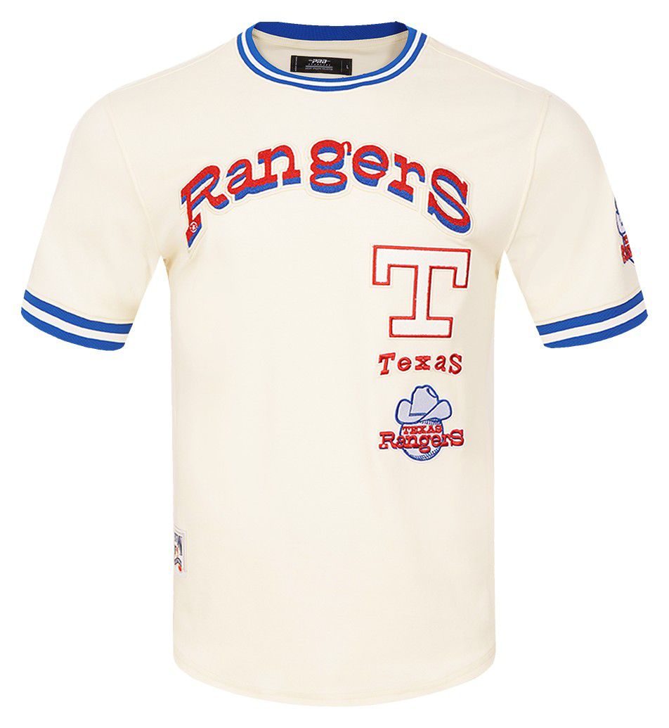Pro Standard Men's Texas Rangers Retro Double Knit T-Shirt product image
