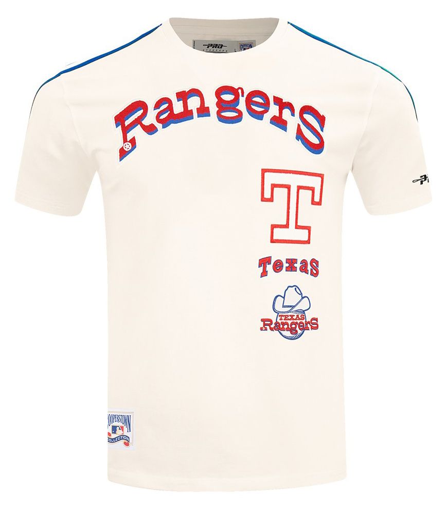 Pro Standard Men's Texas Rangers Cream Retro Classic T-Shirt product image