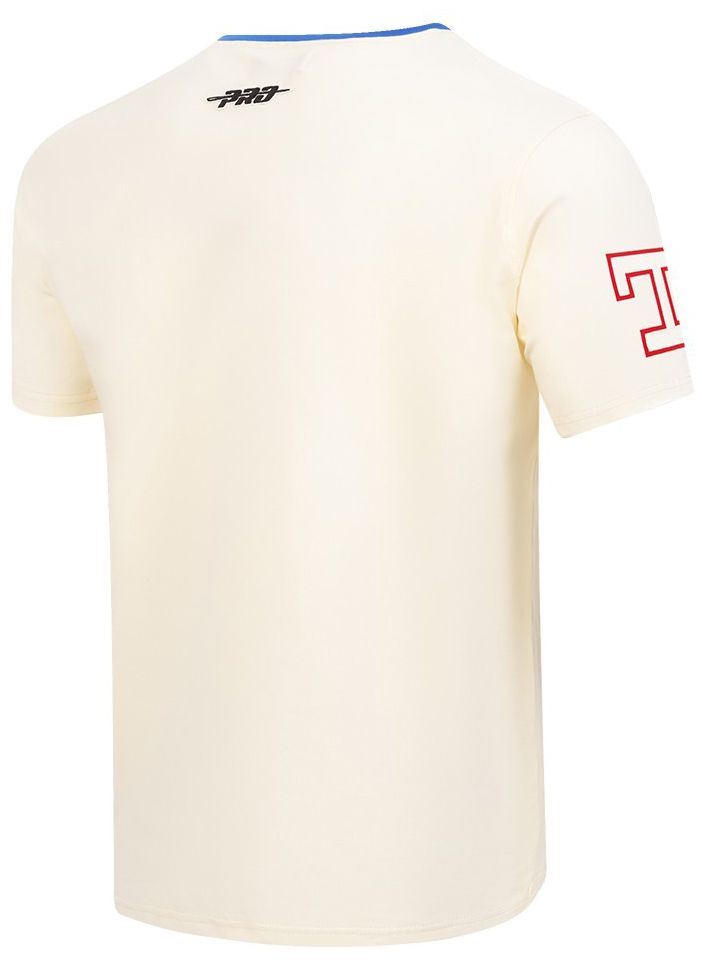 Pro Standard Men's Texas Rangers Cream Modern Originals T-Shirt product image