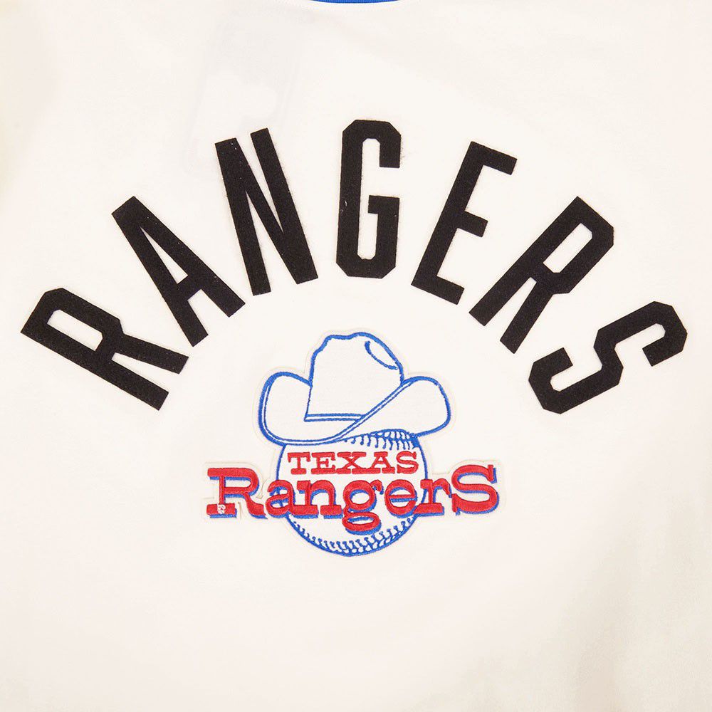 Pro Standard Men's Texas Rangers Cream Modern Originals T-Shirt product image