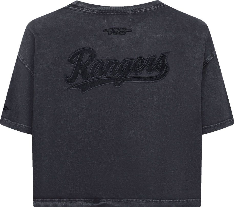 Pro Standard Women's Texas Rangers Black Washed Classic T-Shirt product image