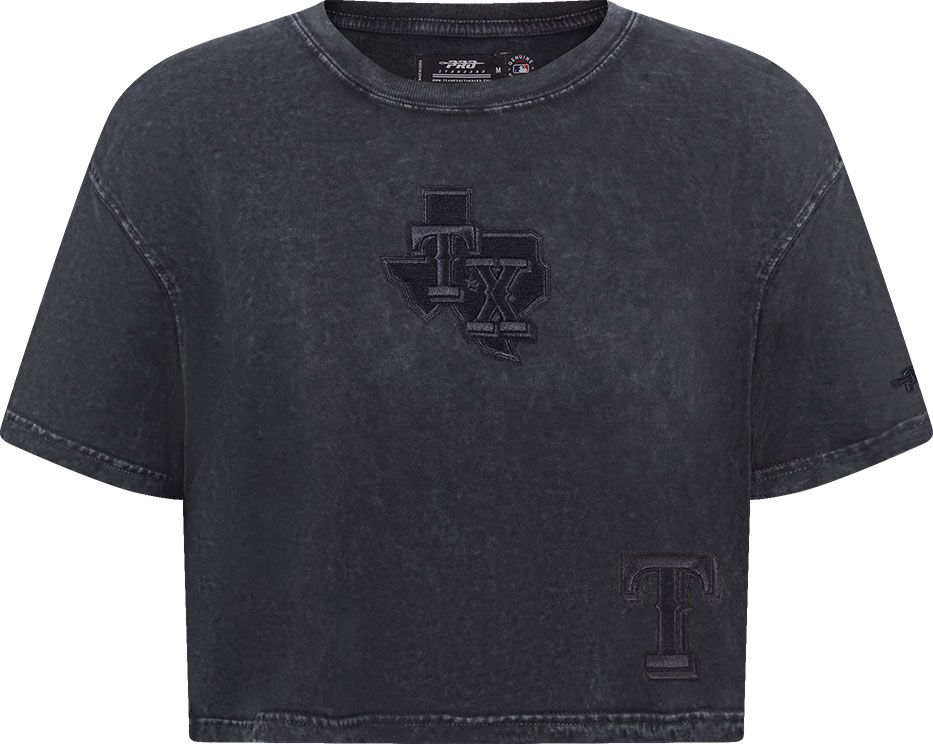 Pro Standard Women's Texas Rangers Black Washed Classic T-Shirt product image
