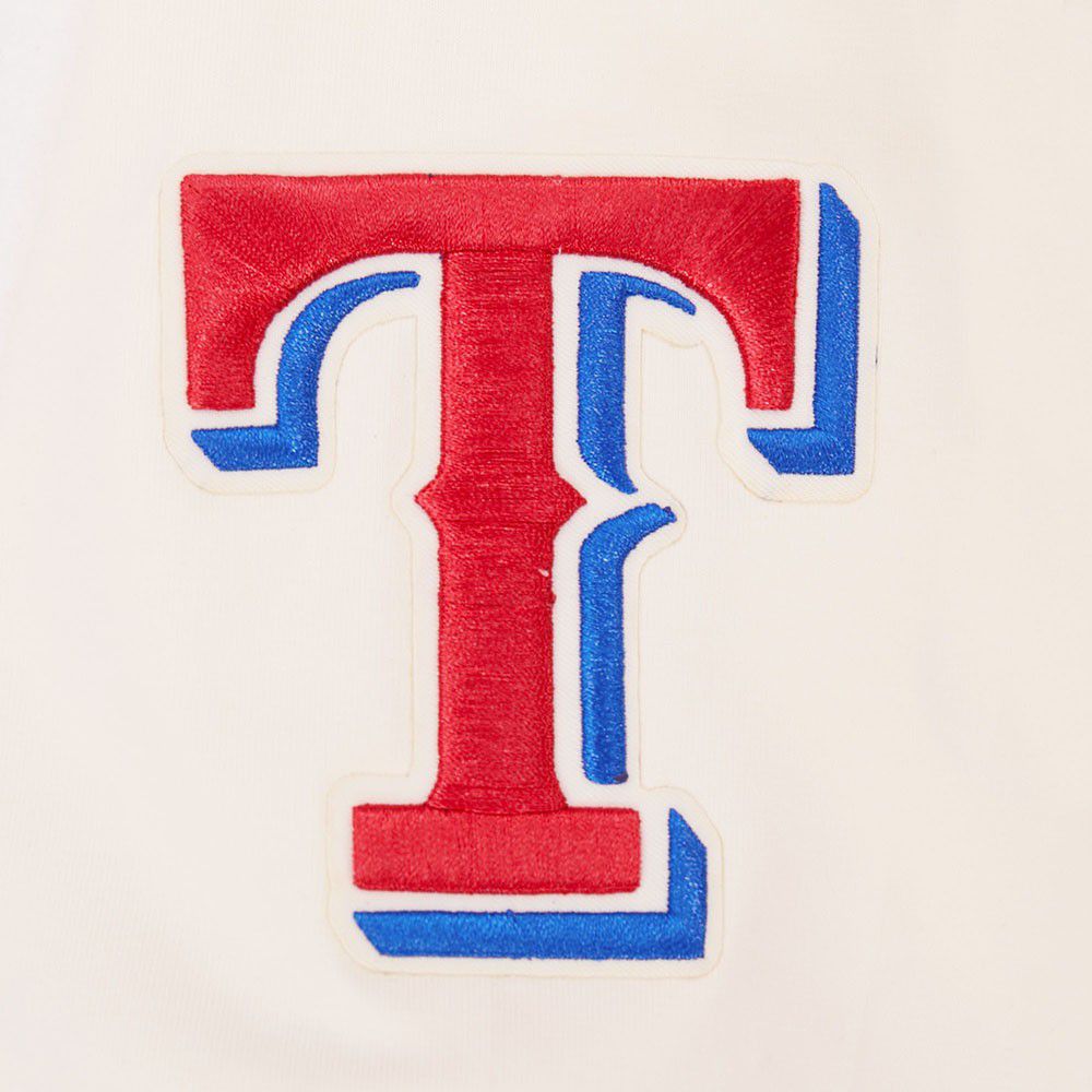 Pro Standard Women's Texas Rangers Cream Ringer Souvenir T-Shirt product image