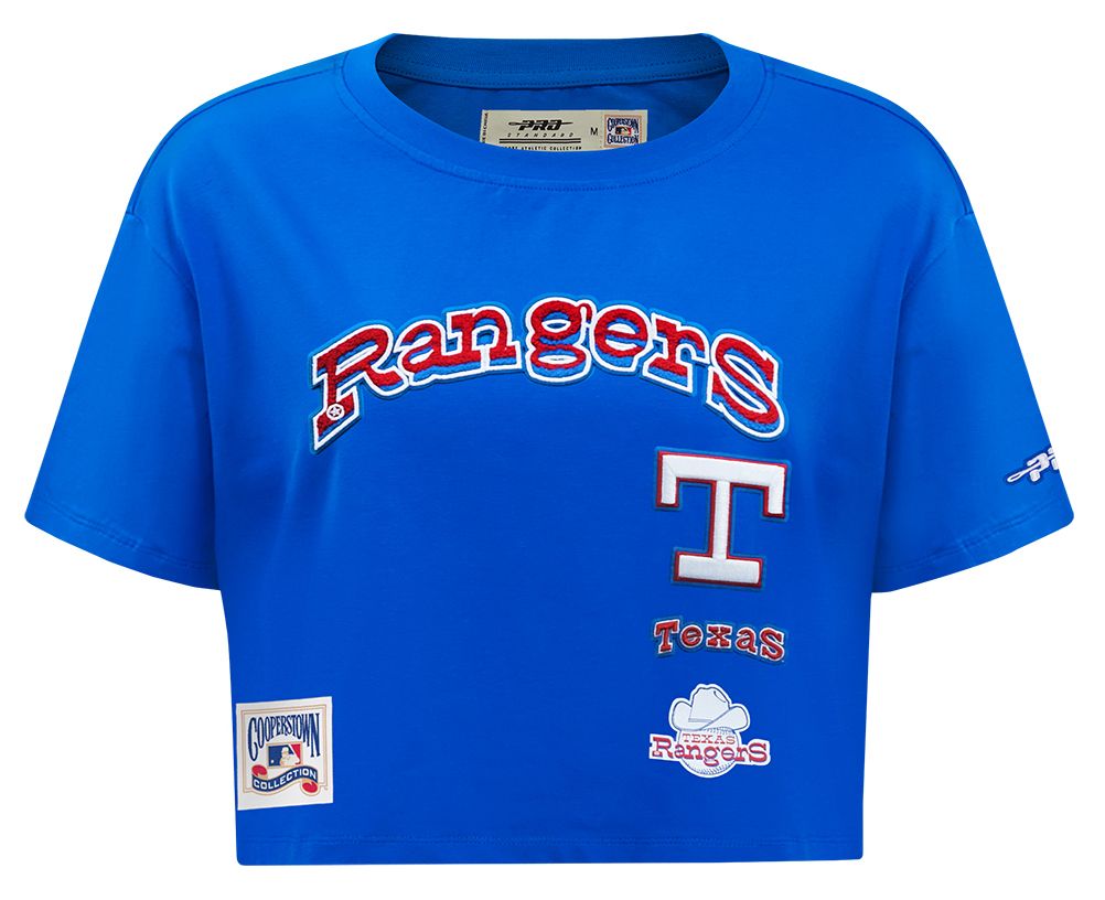 Pro Standard Women's Texas Rangers Royal Retro Boxy T-Shirt product image