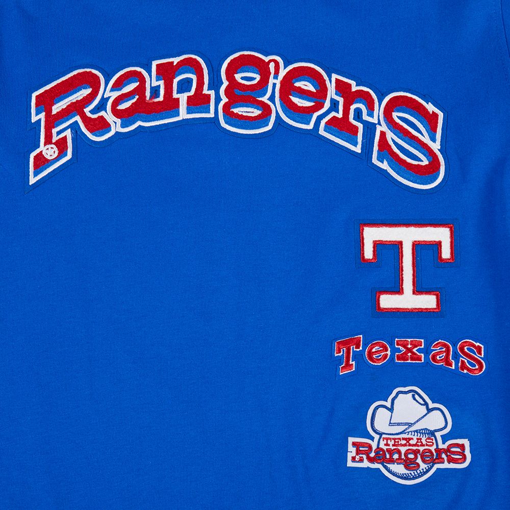 Pro Standard Youth Texas Rangers Royal Classic Retro T-Shirt product image
