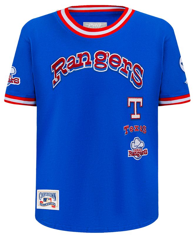 Pro Standard Youth Texas Rangers Royal Classic Retro T-Shirt product image