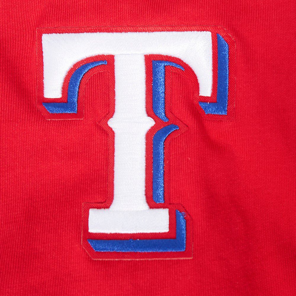 Pro Standard Youth Texas Rangers Red Script Tail T-Shirt product image