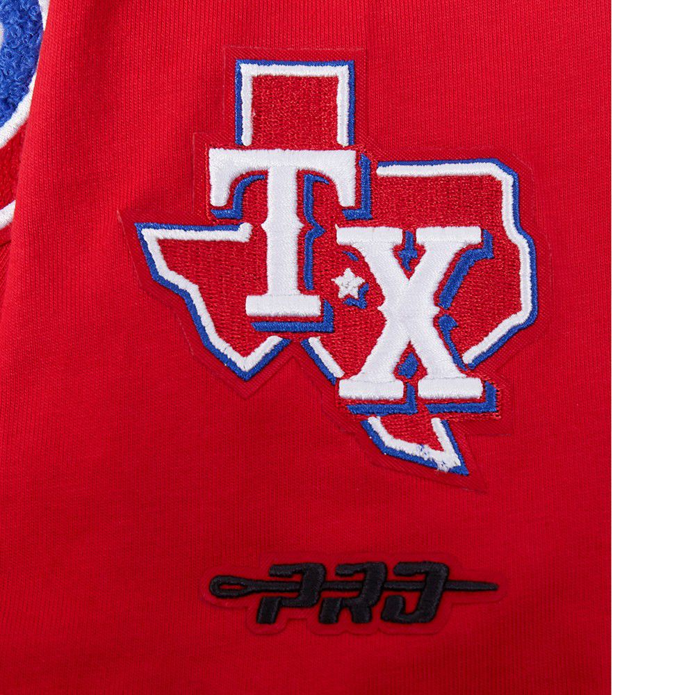 Pro Standard Youth Texas Rangers Red Script Tail T-Shirt product image