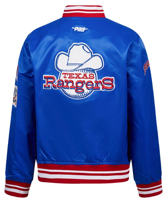 Pro Standard Boys' Texas Rangers Royal Satin Jacket product image