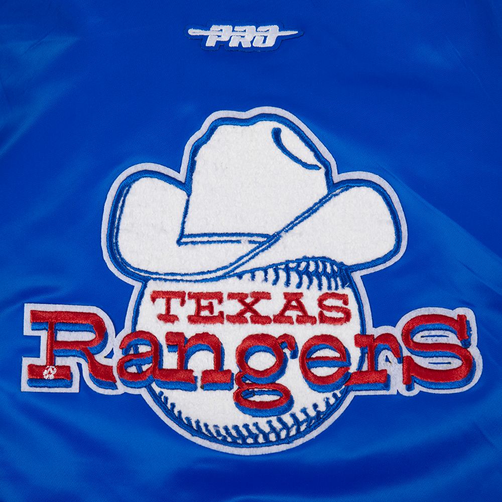 Pro Standard Boys' Texas Rangers Royal Satin Jacket product image