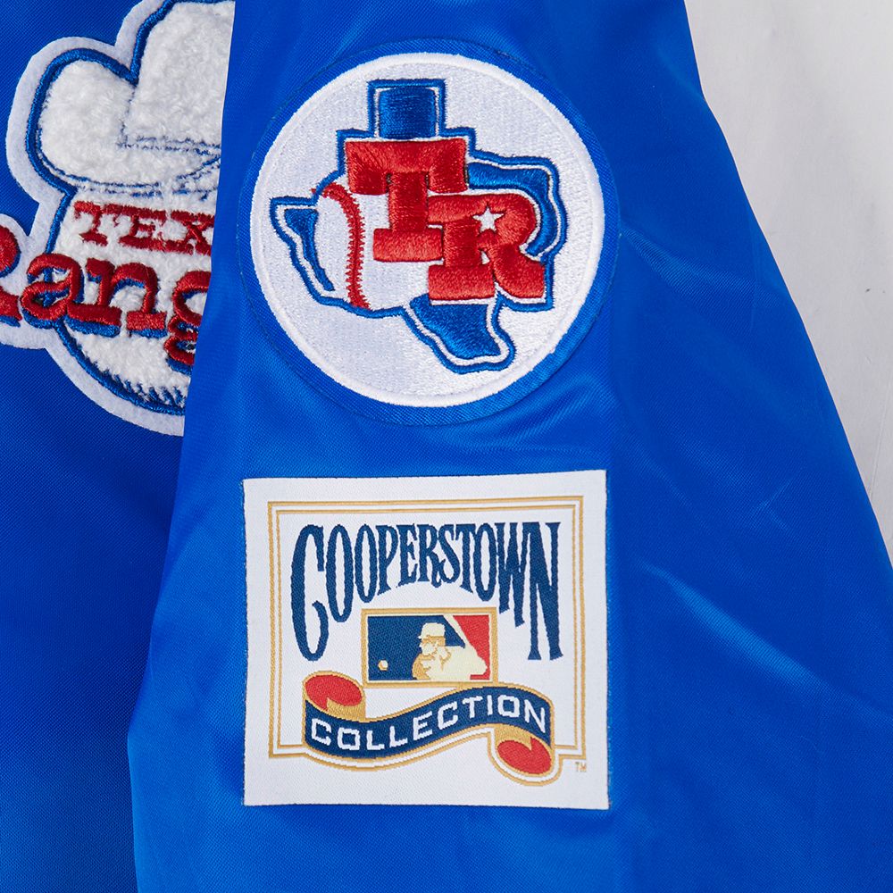 Pro Standard Boys' Texas Rangers Royal Satin Jacket product image