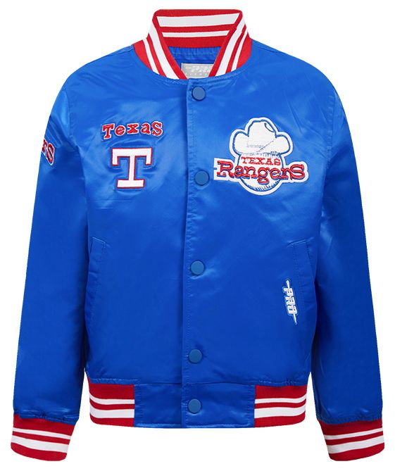 Pro Standard Boys' Texas Rangers Royal Satin Jacket product image