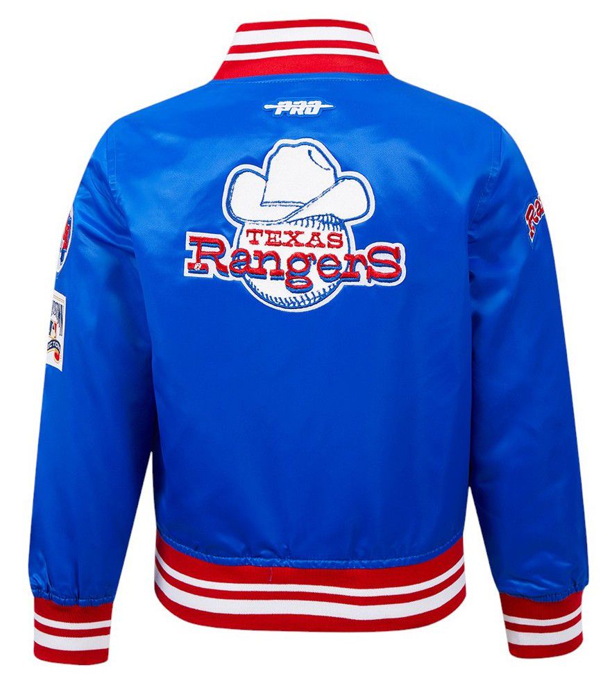 Pro Standard Toddler Texas Rangers Royal Classic Satin Jacket product image