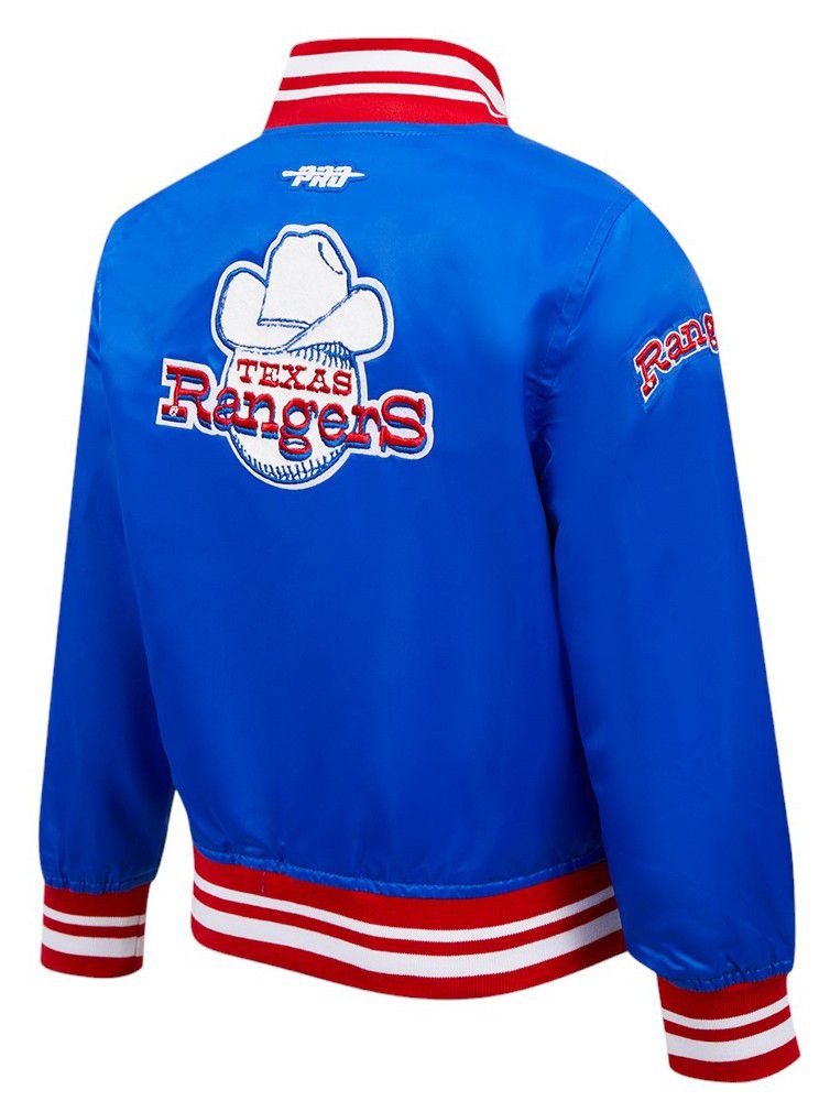 Pro Standard Toddler Texas Rangers Royal Classic Satin Jacket product image