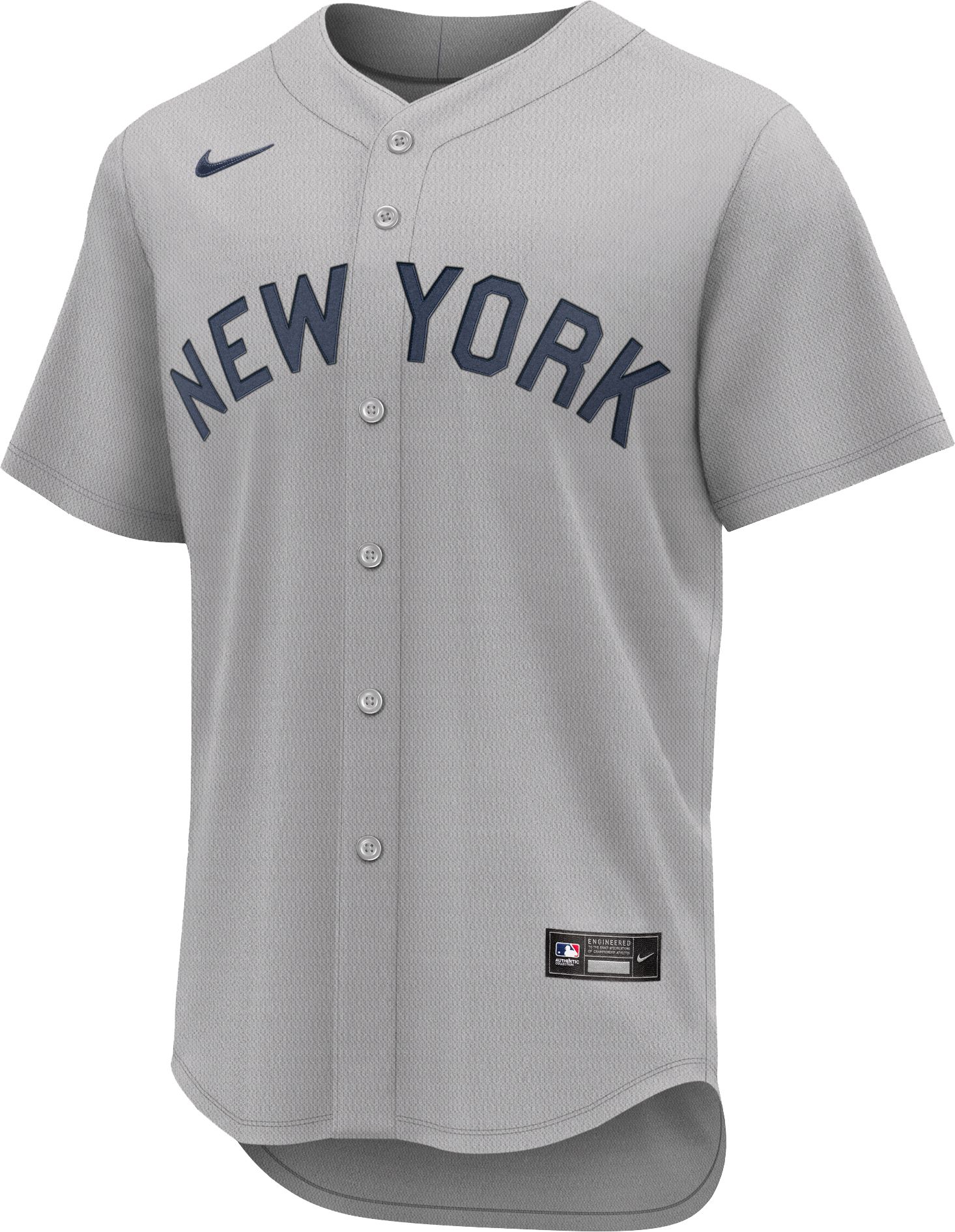 Nike Men's New York Yankees Gerrit Cole #45 Grey 2021 Field of Dreams Cool Base Jersey product image