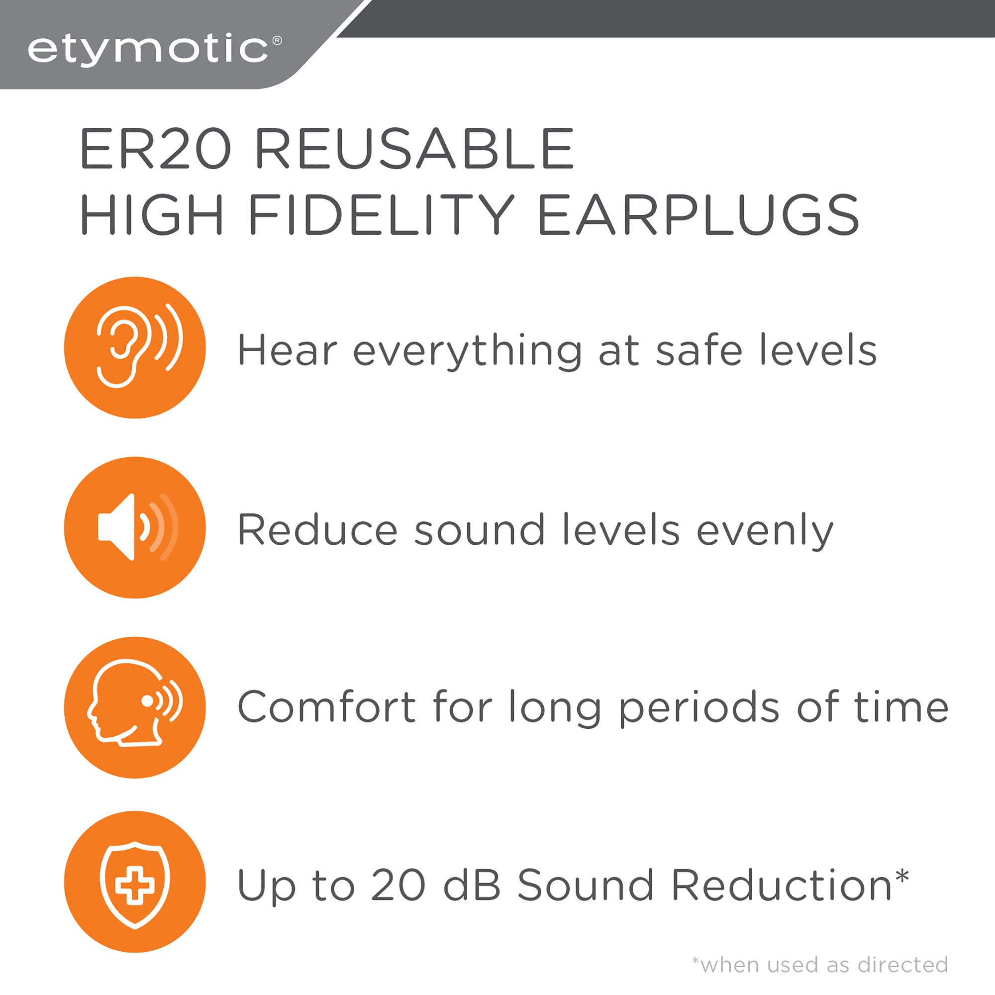 Etymotic Ety-Plugs Hi-Fi Ear Plugs product image