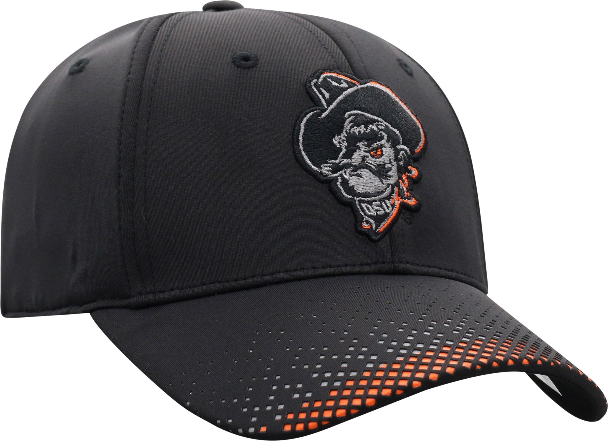 Top of the World Men's Oklahoma State Cowboys Lumens 1Fit Flex Black Hat product image