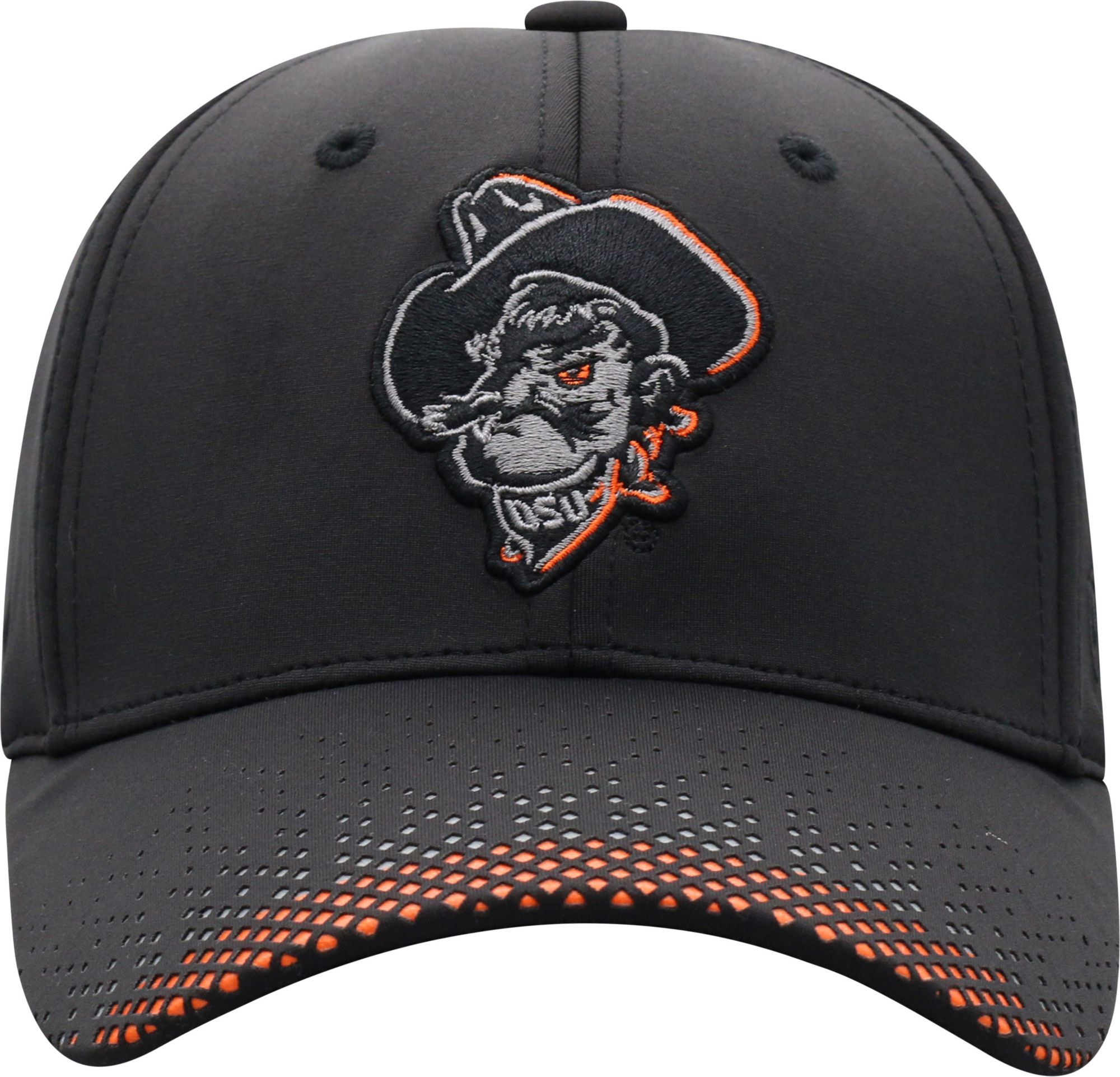 Top of the World Men's Oklahoma State Cowboys Lumens 1Fit Flex Black Hat product image