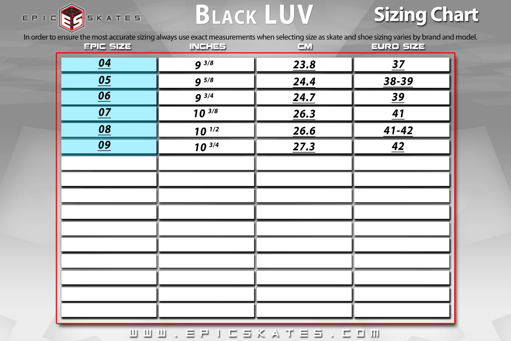 Epic Skates Luv Quad Roller Skates product image