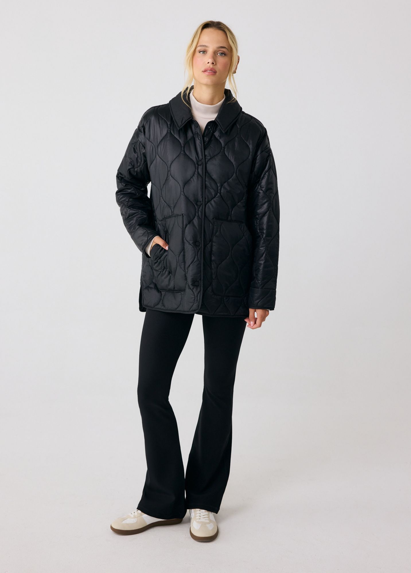 Lole Women's Quilted Water Repellent Shacket Jacket product image