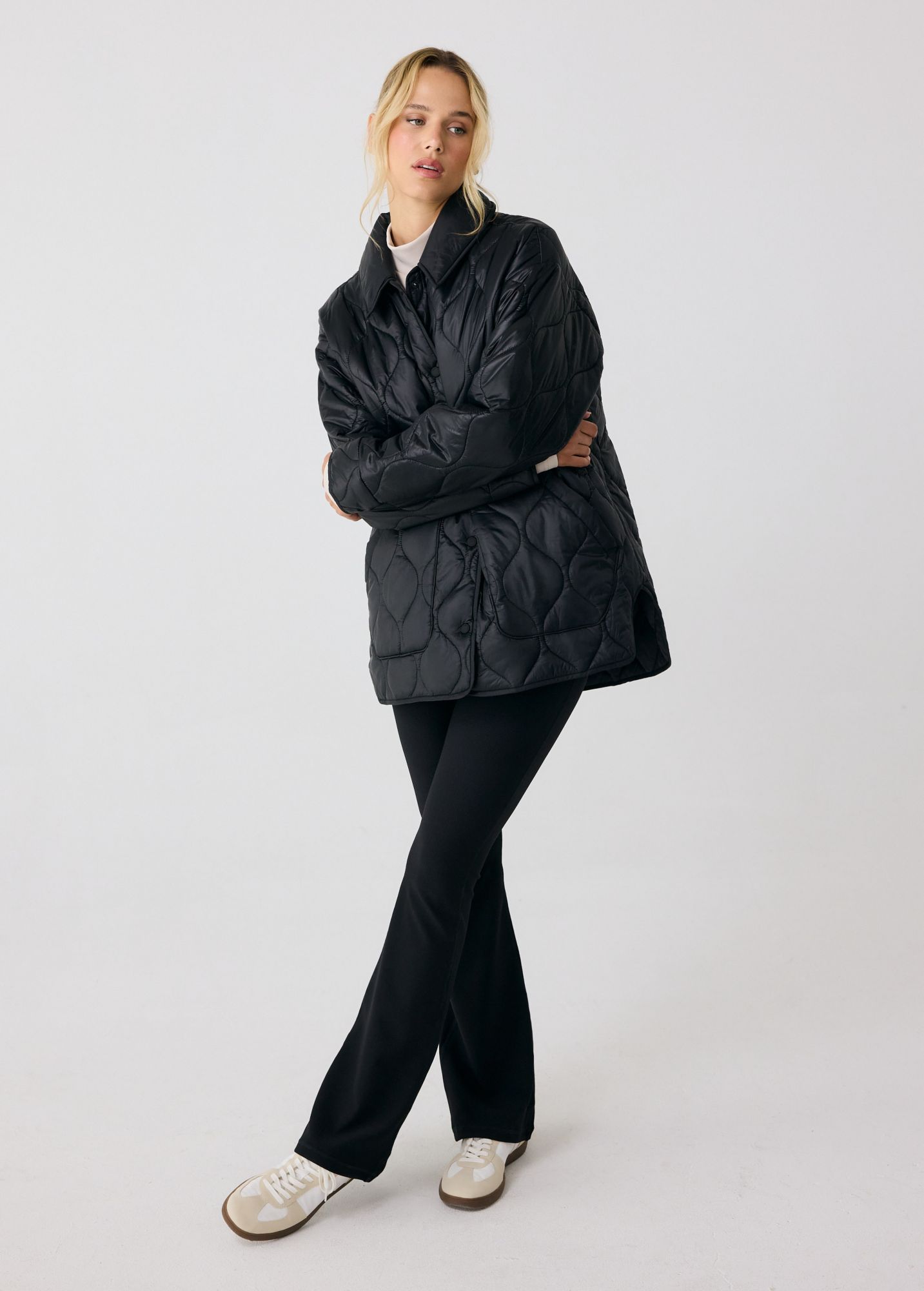 Lole Women's Quilted Water Repellent Shacket Jacket product image